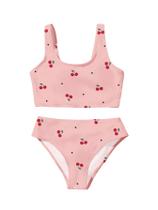 Conjunto de roupa de banho RoseSeek Girl's Striped Bowknot 9Y Cherry Red Conjunto de roupa de banho RoseSeek Girl's Striped Bowknot 9Y Cherry Red