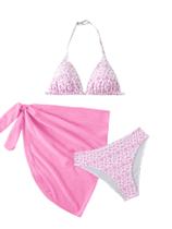 Conjunto de roupa de banho SOLY HUX, biquíni floral de verão, estilo Halter, 12Y Conjunto de roupa de banho SOLY HUX, biquíni floral de verão, estilo Halter, 12Y