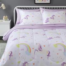 Conjunto de roupa de cama Amazon Basics Microfiber Kid's Full/Queen