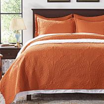 Conjunto de roupa de cama Anluoer Queen Burnt Orange Lightweight Microfiber Conjunto de roupa de cama Anluoer Queen Burnt Orange Lightweight Microfiber