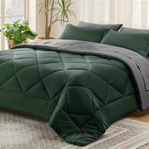Conjunto de Roupa de Cama Bedsure Queen - Edredom Reversível 7 Peças Conjunto de Roupa de Cama Bedsure Queen - Edredom Reversível 7 Peças
