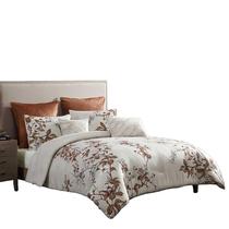 Conjunto de roupa de cama Benzara Jenya King, edredom, 5 peças florais