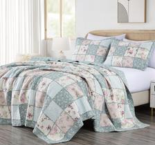 Conjunto de roupa de cama Chezmoi Collection Abbi Twin Size 2 peças