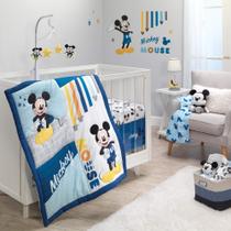 Conjunto de Roupa de Cama de Berço Disney Baby - Mickey Mouse Lambs & Ivy Conjunto de Roupa de Cama de Berço Disney Baby - Mickey Mouse Lambs & Ivy