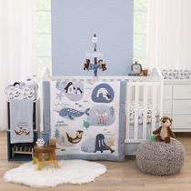 Conjunto de Roupa de Cama de Berço NoJo Arctic Adventure 4 Peças Conjunto de Roupa de Cama de Berço NoJo Arctic Adventure 4 Peças