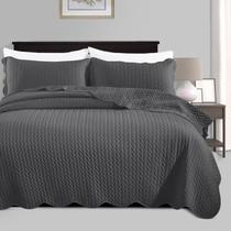 Conjunto de roupa de cama de edredão IR Imperial Rooms King com 2 fronhas