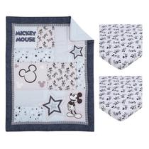 Conjunto de roupa de cama Disney Mickey Mouse Timeless Mickey 3 peças Conjunto de roupa de cama Disney Mickey Mouse Timeless Mickey 3 peças