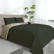 Conjunto de roupa de cama Easy-Going Full/Queen Set Olive/Bege Conjunto de roupa de cama Easy-Going Full/Queen Set Olive/Bege