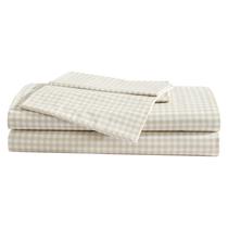 Conjunto de roupa de cama Eddie Bauer Queen em algodão percal 200 fios Conjunto de roupa de cama Eddie Bauer Queen em algodão percal 200 fios