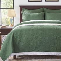 Conjunto de roupa de cama Edredão Anluoer Queen Olive Green Microfiber Conjunto de roupa de cama Edredão Anluoer Queen Olive Green Microfiber