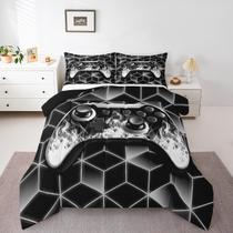 Conjunto de roupa de cama Erosebridal Grey Kids for Boys, edredom duplo