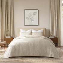 Conjunto de roupa de cama EVERGRACE x Kinsey Walsh King Size de algodão
