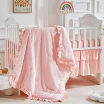 Conjunto de roupa de cama Flysheep Tufted Jacquard 3 peças rosa