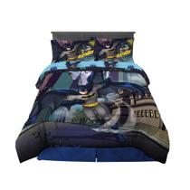 Conjunto de Roupa de Cama Franco Batman 5 Peças - Tamanho Queen