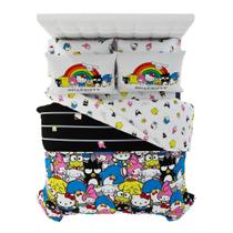 Conjunto de roupa de cama Franco Collectibles Hello Kitty, tamanho completo, 7 unidades Conjunto de roupa de cama Franco Collectibles Hello Kitty, tamanho completo, 7 unidades