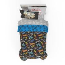 Conjunto de roupa de cama Franco Hot Wheels Kids Edredom Twin Size