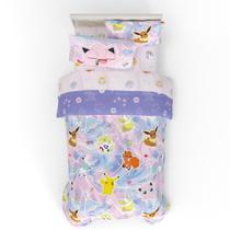 Conjunto de roupa de cama Franco Pokémon Girl Anime Kids Twin Size