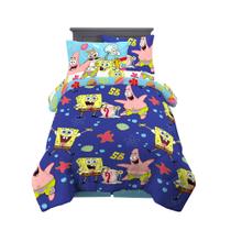 Conjunto de roupa de cama Franco Spongebob Squarepants, 5 peças, tamanho duplo Conjunto de roupa de cama Franco Spongebob Squarepants, 5 peças, tamanho duplo