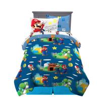 Conjunto de roupa de cama Franco Super Soft Comforter Twin Size Mario Conjunto de roupa de cama Franco Super Soft Comforter Twin Size Mario