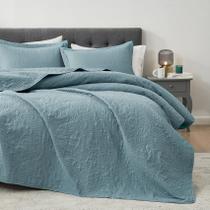 Conjunto de roupa de cama Hansleep Queen Ultrasonic All Season Quilt, 3 peças Conjunto de roupa de cama Hansleep Queen Ultrasonic All Season Quilt, 3 peças