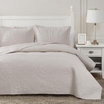 Conjunto de roupa de cama Hansleep Quilt, 3 peças, macio e leve