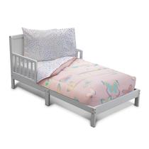 Conjunto de roupa de cama infantil Delta Children Pink reversível de 4 peças Conjunto de roupa de cama infantil Delta Children Pink reversível de 4 peças