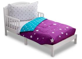 Conjunto de roupa de cama infantil Delta Children Starry Night Purple