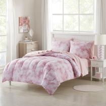 Conjunto de Roupa de Cama Infantil Sweet Home Collection Kids Twin Waterbury Marble Conjunto de Roupa de Cama Infantil Sweet Home Collection Kids Twin Waterbury Marble