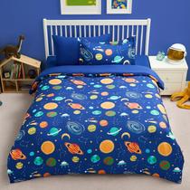 Conjunto de roupa de cama Joiedomi Twin de 5 peças Cosmic Space Microfiber