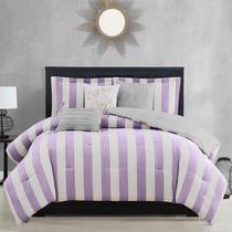 Conjunto de roupa de cama Juicy Couture Cabana Stripe Queen 229x229 cm