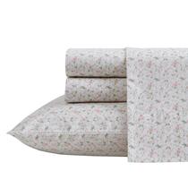 Conjunto de roupa de cama Laura Ashley Evie Pink King Size 100% algodão Conjunto de roupa de cama Laura Ashley Evie Pink King Size 100% algodão
