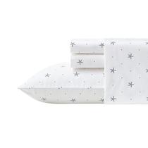 Conjunto de roupa de cama Nautica Queen Sheets 100% algodão percal