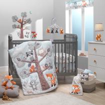 Conjunto de Roupa de Cama para Berço Bedtime Originals Woodland Friends - 3 Peças