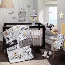 Conjunto de Roupa de Cama para Berço Lambs & Ivy Classic Snoopy - 3 Peças Conjunto de Roupa de Cama para Berço Lambs & Ivy Classic Snoopy - 3 Peças