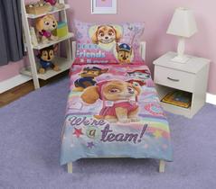 Conjunto de roupa de cama Paw Patrol Skye We're A Team 4 peças Toddler