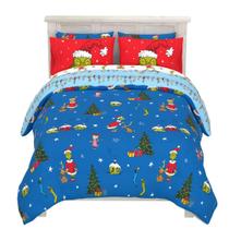 Conjunto de Roupa de Cama Queen Size Franco Grinch - Dr. Seuss