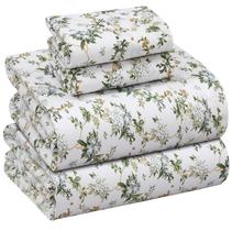 Conjunto de Roupa de Cama RUVANTI Queen 100% Algodão Percal Refrescante