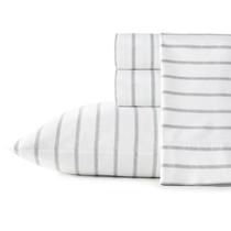 Conjunto de roupa de cama Stone Cottage Trenton Stripe Green King 4 peças Conjunto de roupa de cama Stone Cottage Trenton Stripe Green King 4 peças