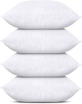 Conjunto de roupa de cama Throw Pillows Utopia de 4 brancos 45x45cm Conjunto de roupa de cama Throw Pillows Utopia de 4 brancos 45x45cm