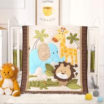 Conjunto de Roupa de Cama Wowelife Safari para Berço Mini - 3 Peças Conjunto de Roupa de Cama Wowelife Safari para Berço Mini - 3 Peças