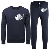 Conjunto de roupa de corrida masculina Tracksuit DSQ2S com capuz de manga comprida