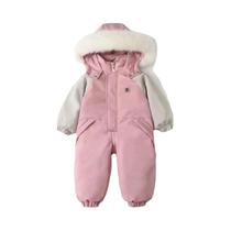 Conjunto De Roupa De Inverno Para Meninas - Macacão Impermeável E Quente Para Bebês De 2 a 5 Anos,