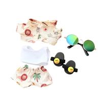 Conjunto De Roupa De Praia Para Boneca Mini Labubu De 17cm, Cadeira De Praia Dobrável, Acessórios De