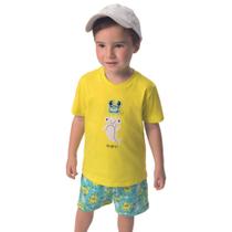 Conjunto de Roupa Infantil Fundo do Mar- Masculino Tam 1 a 4