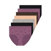 Conjunto De Roupa Íntima Feminina plus Size Com Estampa De Borboleta, Calcinhas De Cintura Alta