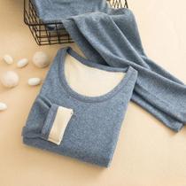 Conjunto De Roupa Íntima Térmica De Cashmere Para Homens E Mulheres, Long Johns De Outono E Inverno,