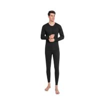 Conjunto de Roupa Íntima Térmica Masculina de Inverno - Algodão Macio com Forro de Lã Conjunto de Roupa Íntima Térmica Masculina de Inverno - Algodão Macio com Forro de Lã