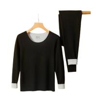 Conjunto De Roupa Térmica Feminina De Cashmere E Seda, Sem Marcas, Para Uso Doméstico, Roupas E