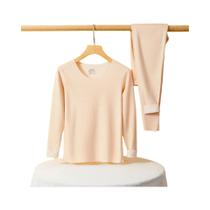 Conjunto De Roupa Térmica Feminina De Cashmere E Seda, Sem Marcas, Para Uso Doméstico, Roupas E
