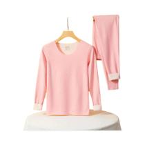 Conjunto De Roupa Térmica Feminina De Cashmere E Seda, Sem Marcas, Para Uso Doméstico, Roupas E